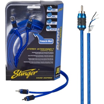 STINGER 2-Channel 3 FT 6000 Series Audiophile Grade RCA Interconnect Cable