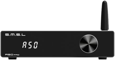 S.M.S.L A50Pro,LPF&HPF,2.1 Channel Audio Amplifier,100W Bass Output Power