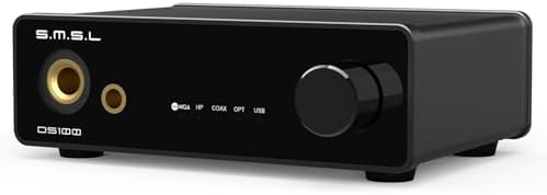 S.M.S.L DS100 USB MQA DAC with CS43131 Chip 6.35mm & 4.4mm Headphone Amplifier