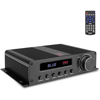 Pyle Wireless Bluetooth Home Audio Amplifier - 100W 5 Channel Home Theater Power