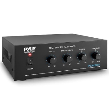 Pyle Compact Mini Home Power Amplifier - 60W Public Address System