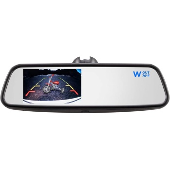 iBeam TE-CTM45 4.5 Inch Compass/Temp Mirror Monitor