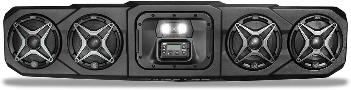 SSV Works - WP3-DFO4, Easy-to-Install 4-Speaker Overhead Soundbar