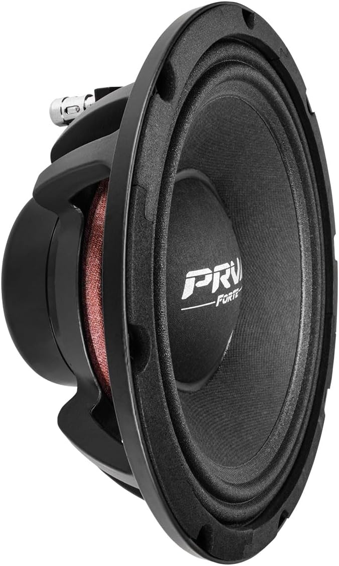 PRV AUDIO 8 Inch Midbass Speaker 8MB700FT-NDY 700 Watts, 8 Ohm, 98 dB, Mid Bass