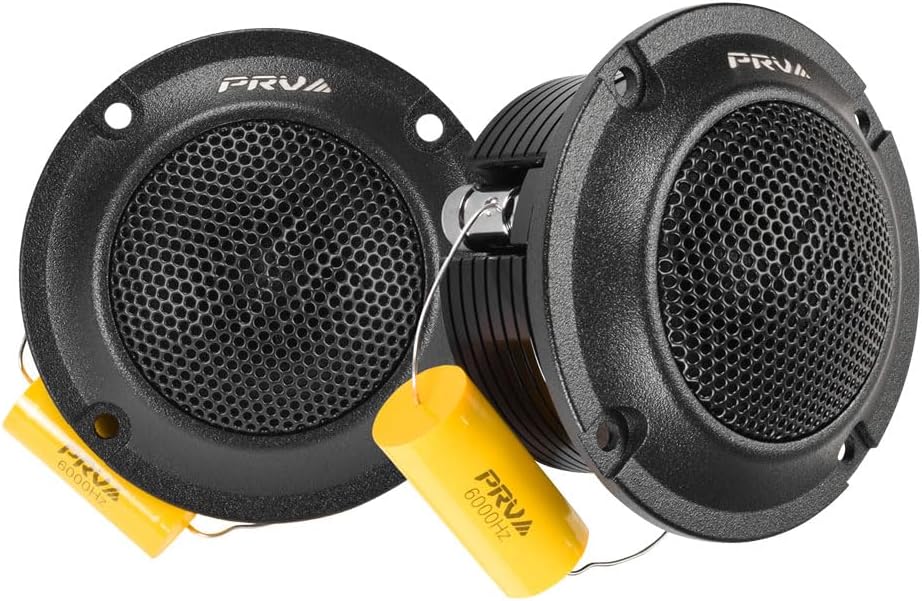 PRV Audio Bullet Super Tweeters Neodymium, 3 Inch PRV Tweeter Black TW400Ti-Nd-4