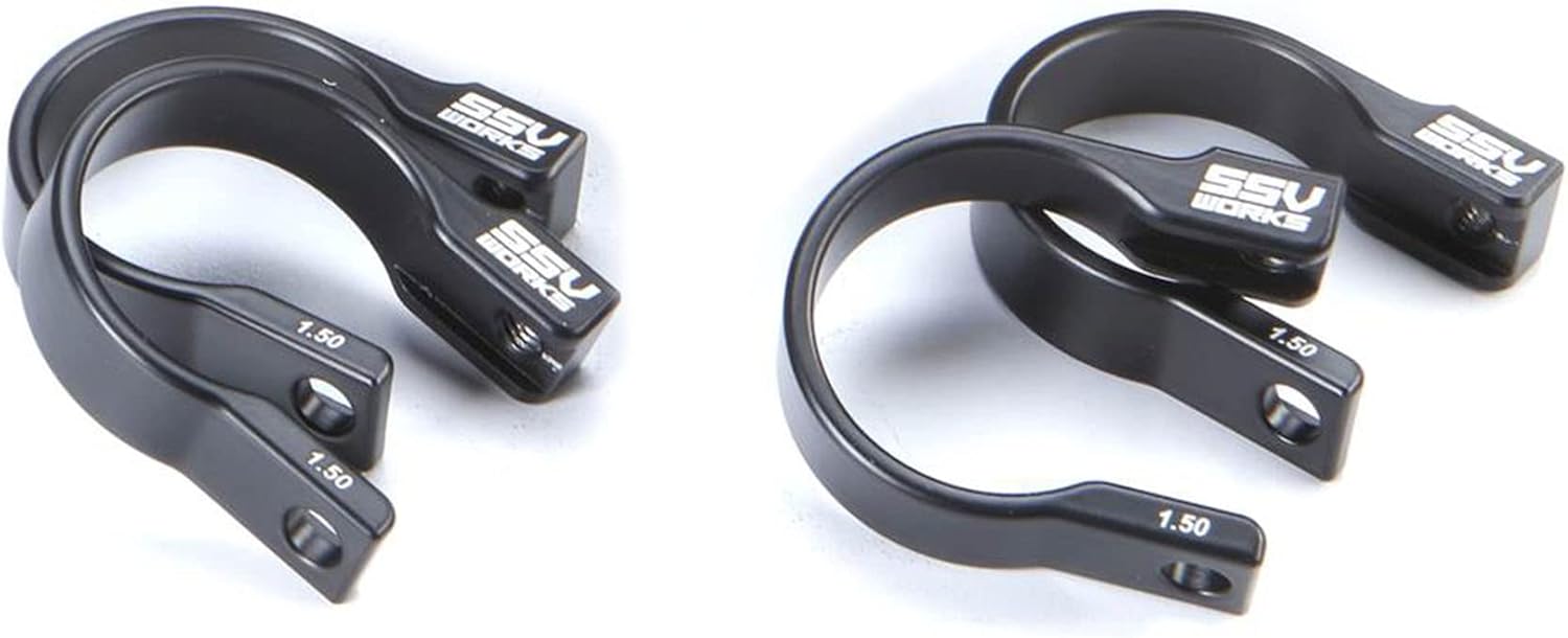 SSV Works 1.75" Dual Ring Clamps compatible with SSVV Works Cage Mount Speaker