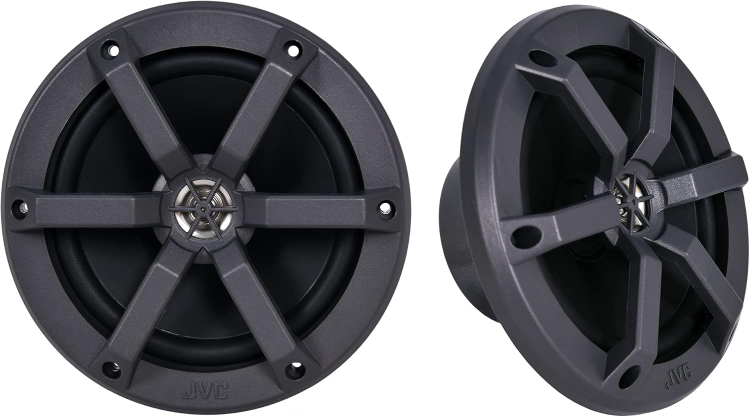 JVC CS-MS620 6.5-Inch 2 Way Coaxial Waterproof Marine/Car Motorsports Boat Audio