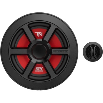 MTX Terminator Series 6.5 Inch Woofer Cone Component 2-Way Speaker Pair