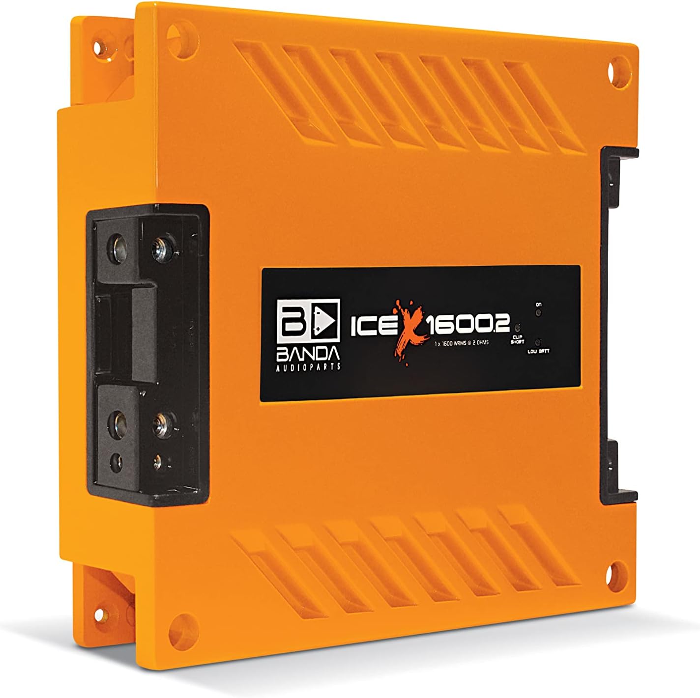 1-Ch. Vehicle Audio Bass Amplifier - 1900W High-Powered Mono Bass Amp w/Subsonic