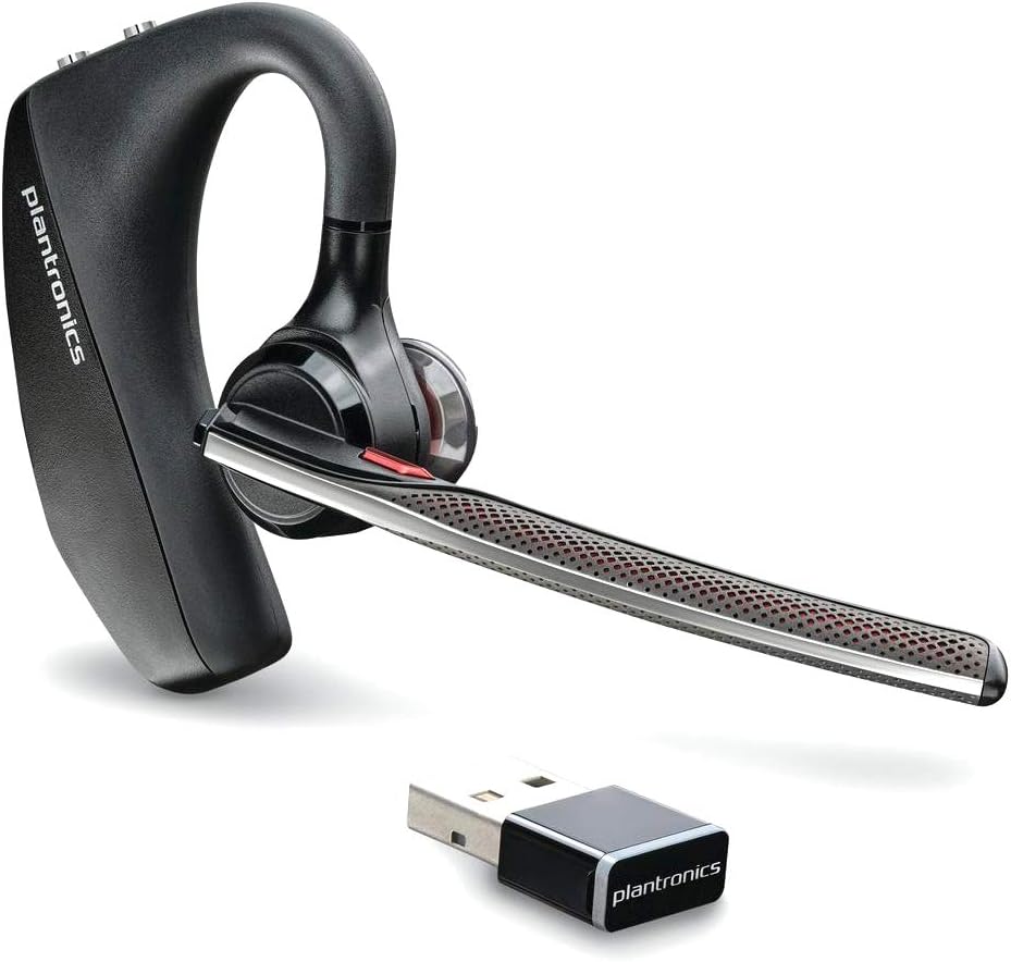 Plantronics - Voyager 5200 UC (Poly) - Bluetooth Single-Ear (Monaural) Headset