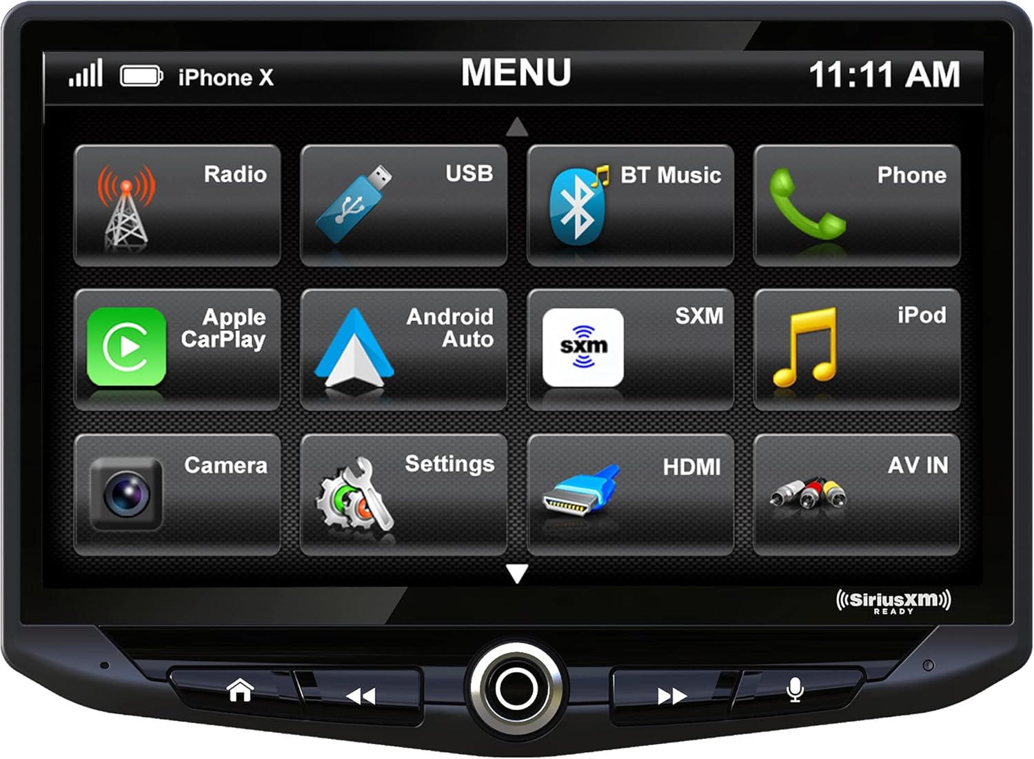 STINGER HEIGH10 10” Universal Multimedia Car Stereo Head Unit, Apple CarPlay