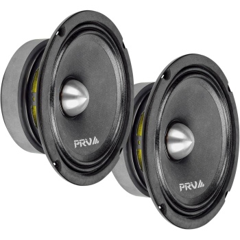 PRV AUDIO 6.5 Inch Midrange Bullet Speaker Pair 6MR400-4 Bullet, 4 Ohm 400 Watts