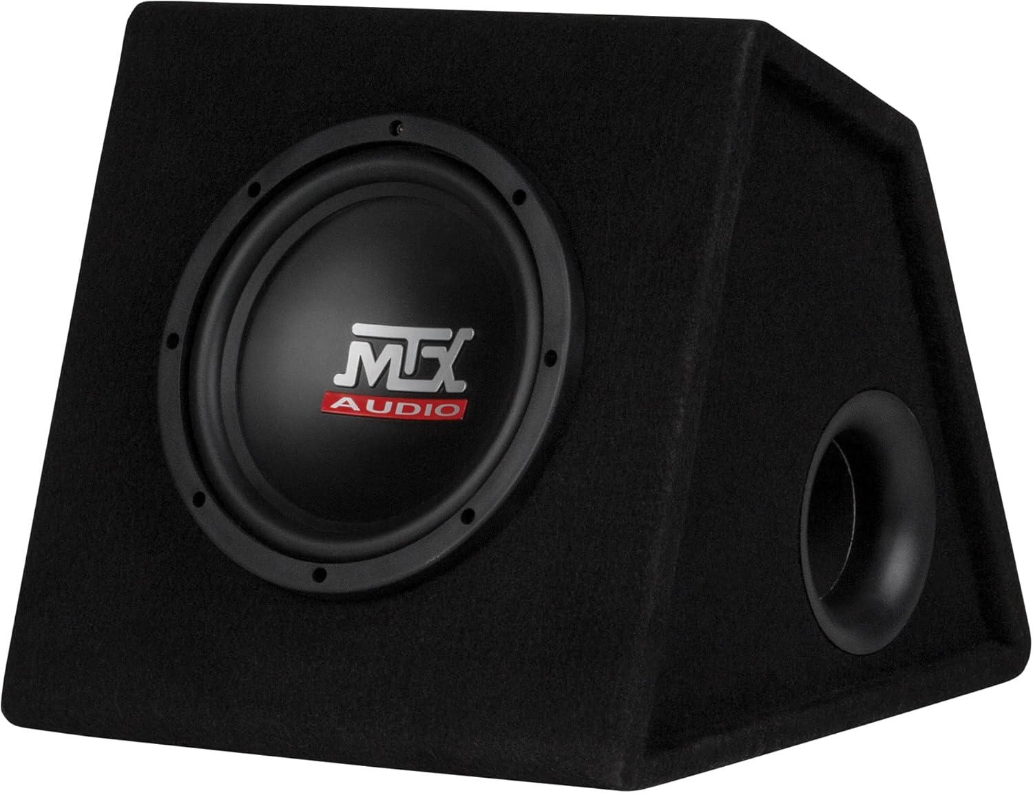 MTX Audio RTP8A 8" 120W Car Loaded Subwoofer Enclosure Amplified Box Vented