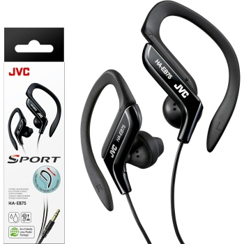 JVC HAEB75B Sports Clip Headphone (Black)