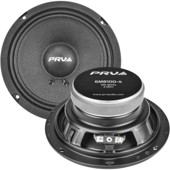 PRV AUDIO 6.5 Inch Car Speakers 200 Watts 4 Ohm, 6MB100-4 Factory Replacement