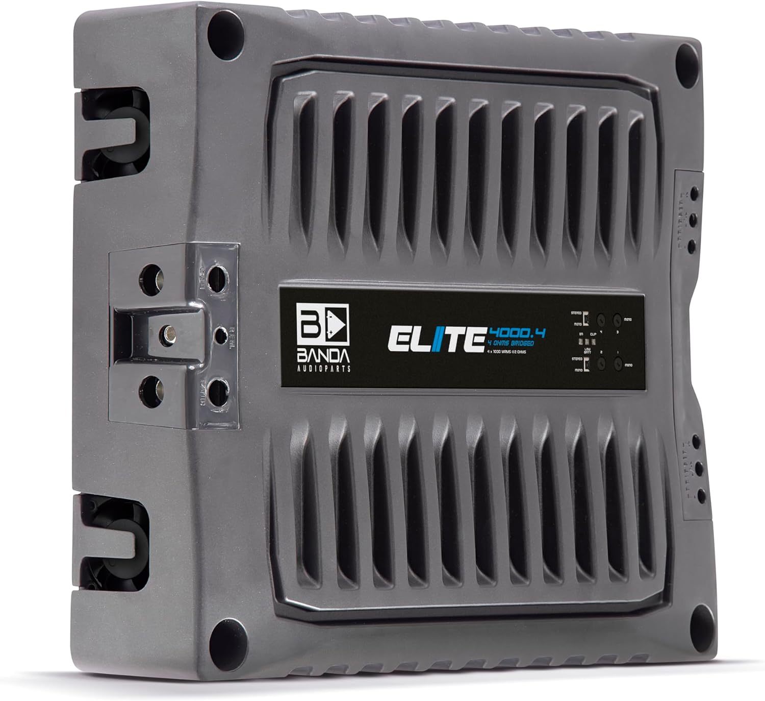 BANDA Audioparts ELITE4000.42OHMS 4-Channel 1000 Watts Max @ 2 Ohm Car Audio