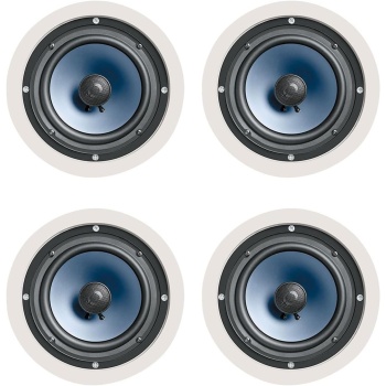 Polk Audio RC60i 2 Way in Ceiling Speakers - 4 Pack (White)