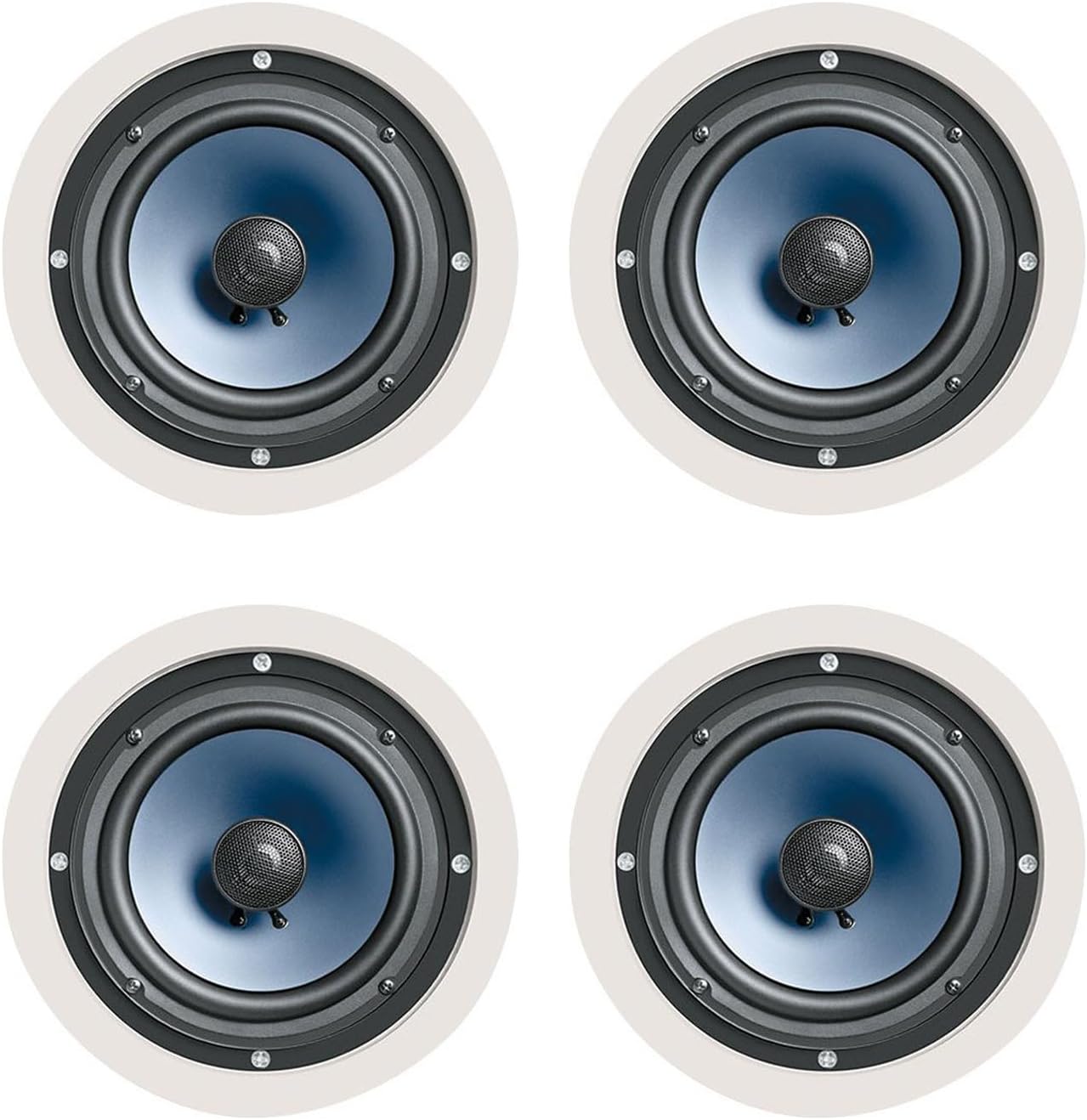 Polk Audio RC60i 2 Way in Ceiling Speakers - 4 Pack (White)