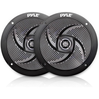 Pyle Marine Speakers 6.5 Inch - 2 Way Waterproof and Weather Resistant Outdoor