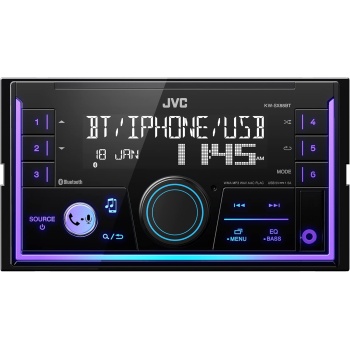 JVC KW-SX88BT Bluetooth Double Din Digital Media Car Stereo with Shallow