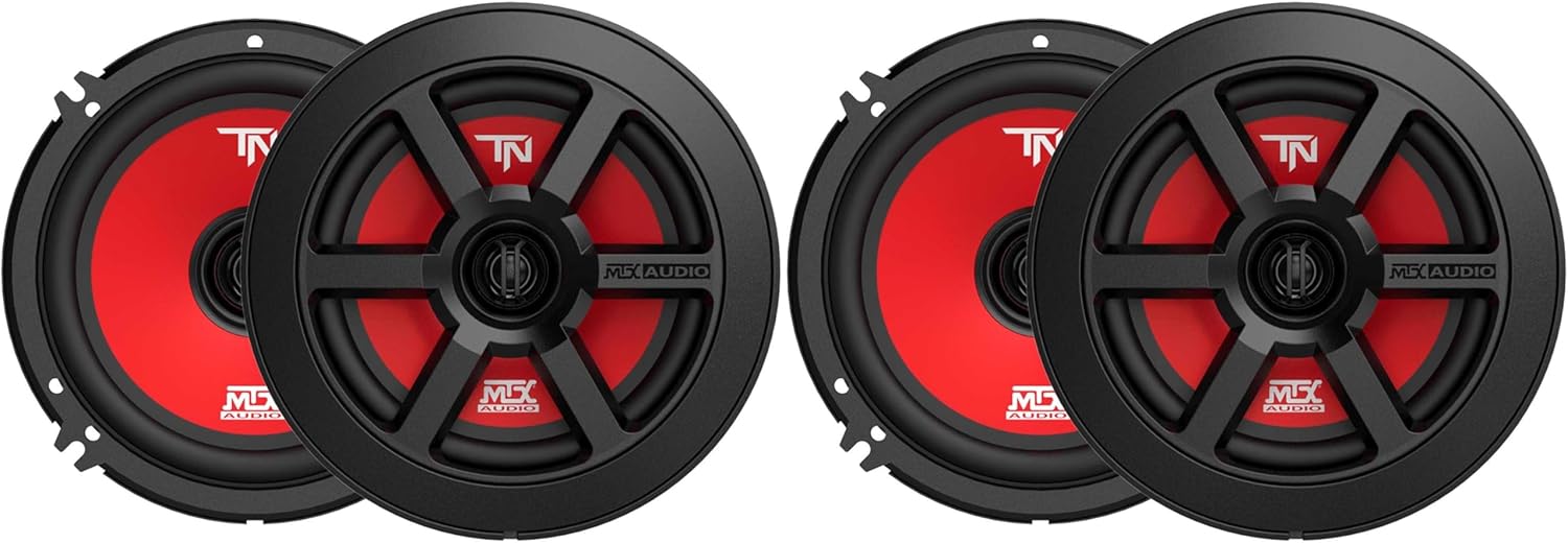 MTX Audio Two Pairs of TERMINATOR6 Terminator Series 6.5 Coaxial Bundle