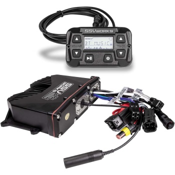 SSV Universal Bluetooth Media-Controller with LCD-Display w/Trim Ring