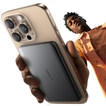 LISEN 0.3‘’ Ultra Slim MagSafe Portable Charger iPhone,Alloy 5,000mAh Wireless