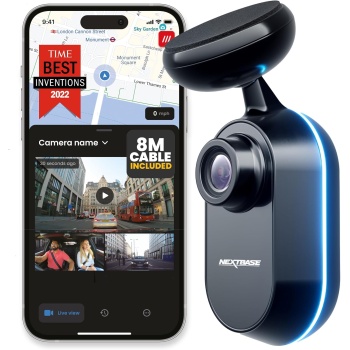 NEXTBASE iQ Rear Window Dash Camera, Rear View Dash Cam, Rear Camera Only, 1440p