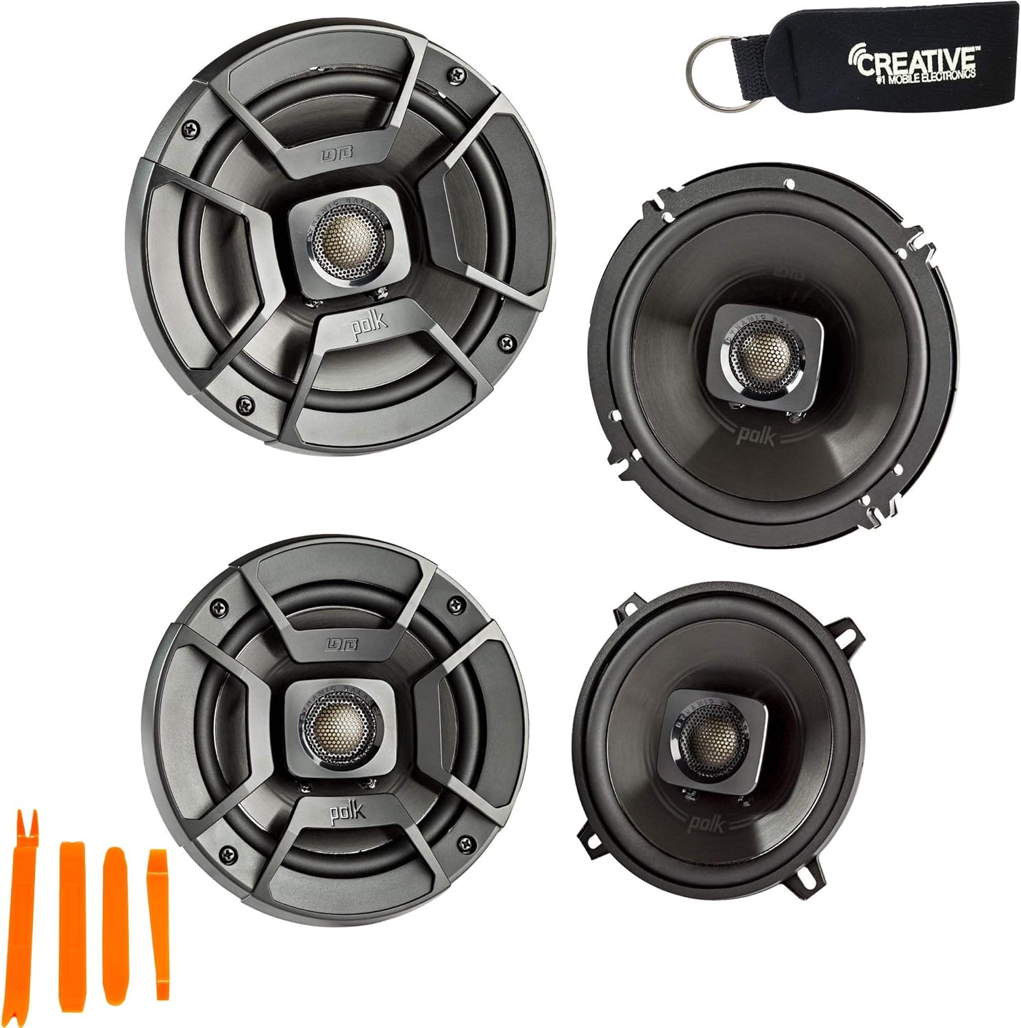 Polk Audio - A Pair of DB652 6.5" Coaxial and A Pair of DB522 5.25" Speakers