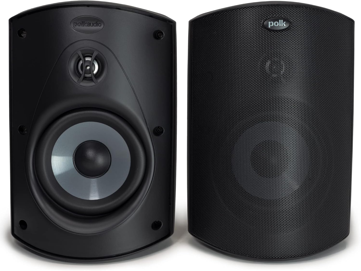 Polk Audio Atrium 5 Outdoor Speakers with Powerful Bass (Pair, Black)