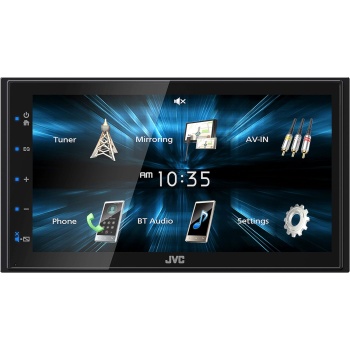 JVC KW-M150BT Bluetooth Car Stereo Receiver with USB Port – 6.75" Touchscreen