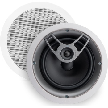 Polk Audio MC80 2-Way in Ceiling Speaker, 8" (Single) | Dynamic Built-in Audio
