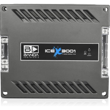 Banda Audioparts Ice X 3001-1 Channel 3000 Watts RMS 1 Ohm Car Amplifier